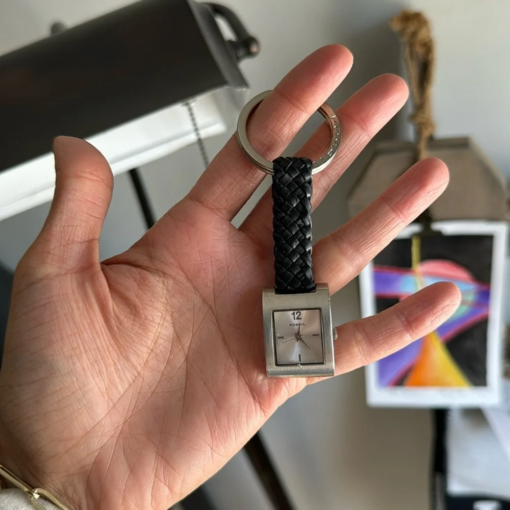 FOSSIL watch keychain